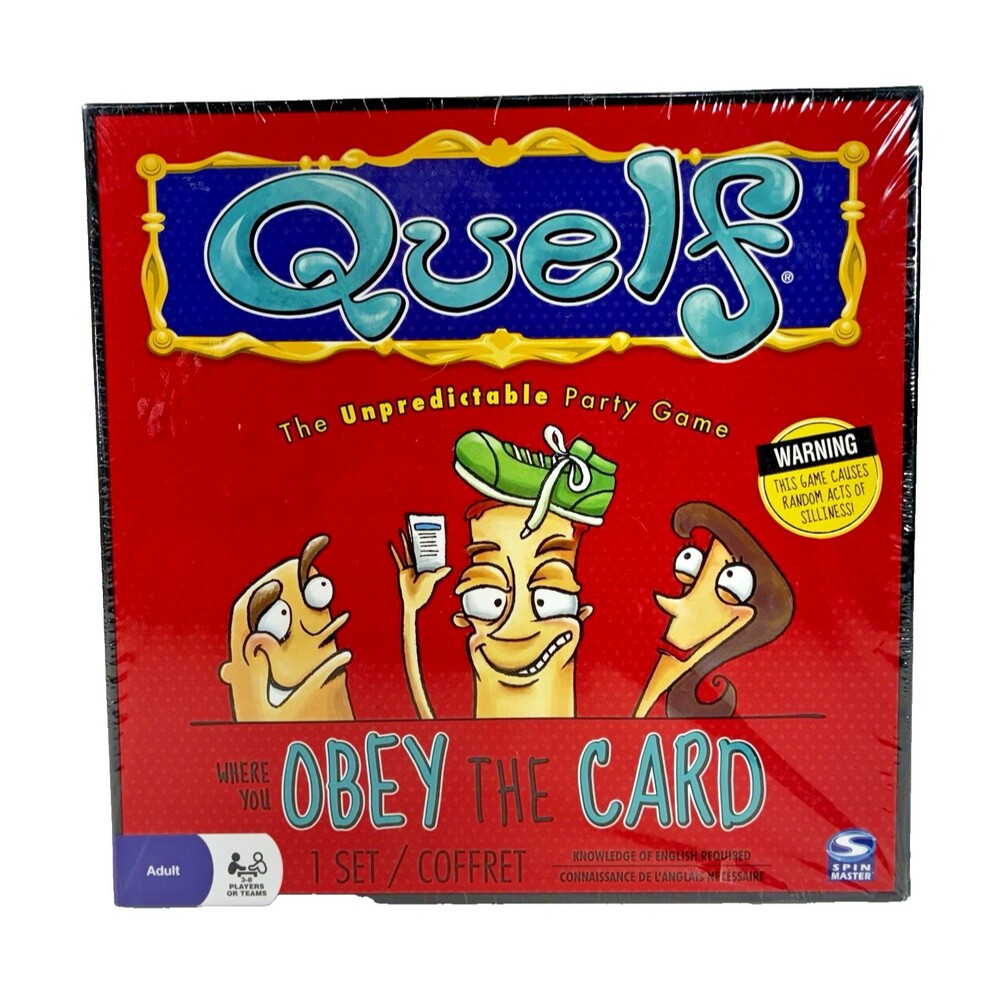 Quelf Spin Master 2011 Board Game New Factory Sealed